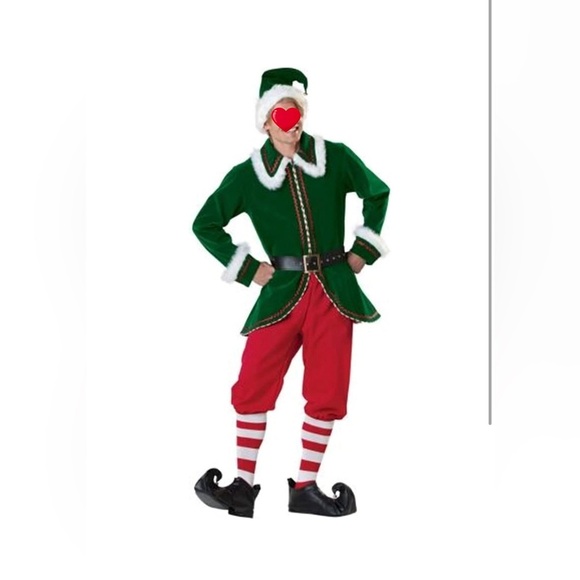 Michellecmm Christmas Santa Elf Costume Set Santa Claus/men size 3XL - Picture 2 of 10